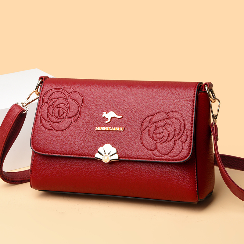 High Quality Leather Messenger Shoulder Bag Fashion Women Handbags for Luxury Female Crossbody Bag Purses Sac A Main femme New