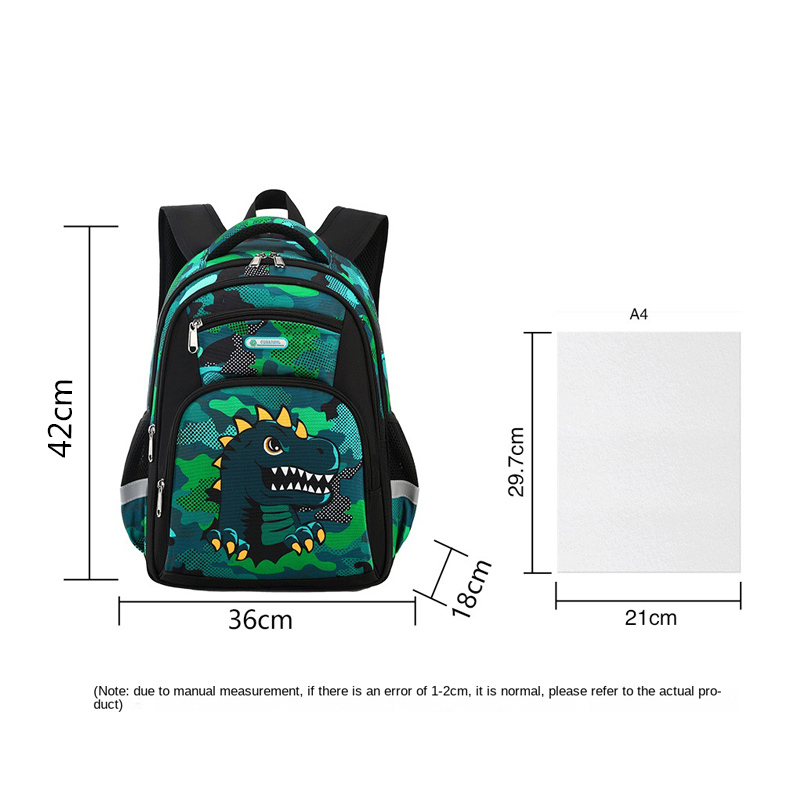 School Backpacks For Teenager Boys Children School Bags Cartoon Dinosaur SchoolBag Waterproof Student Backpack