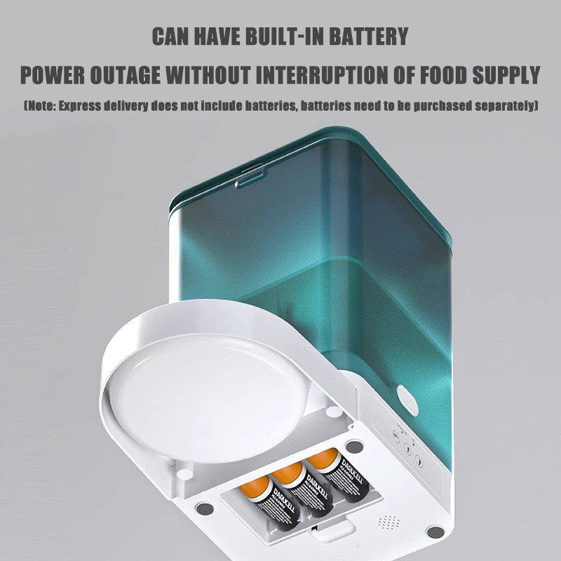 Pet Supplies 4L automatic pet feeder mobile app remote control timing quantitative intelligent cat and dog feeding hine