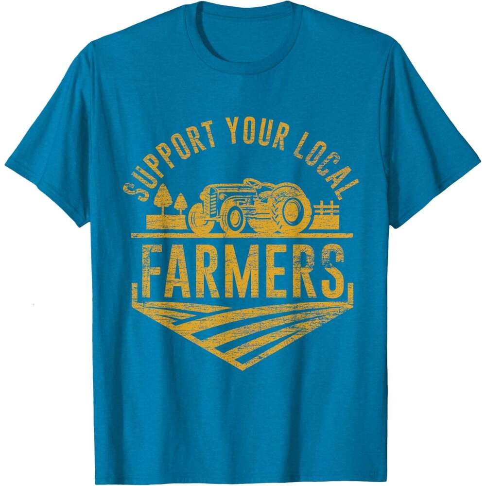 25ss T shirt Mens Support Your Local Farmers T-Shirt shirts tshirt graphic tee Casual tops summer clothes Short sleeve Free shipping