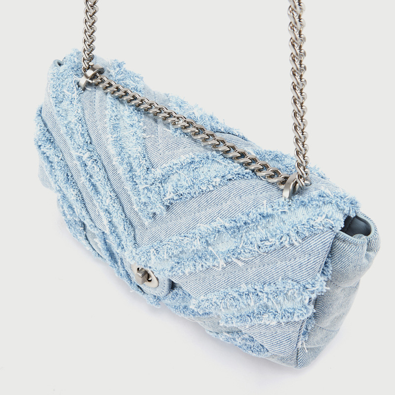 Fashion Summer Jeans Denim Bags Shoulder Crossbody Handbags Women Canvas Girl Handbag Casual Chain Designer Tote Bags