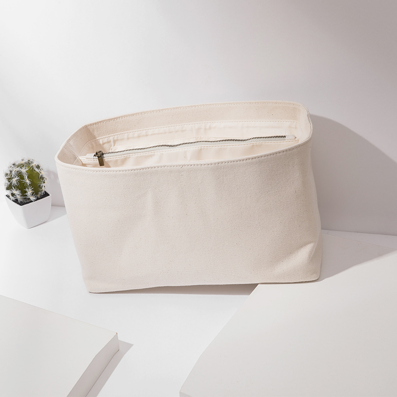 Canvas liner bag support is suitable for enlarged tote bag, middle bag, zipper storage bag, and cosmetic bag