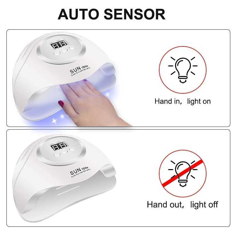 LNWPYH New Professlonal UV LED Lamp For Nalls Nall Dryer Machlne Nall Home Use Llght Uv Gel Varnlsh Manlcure Equlpment ToolsCL240731