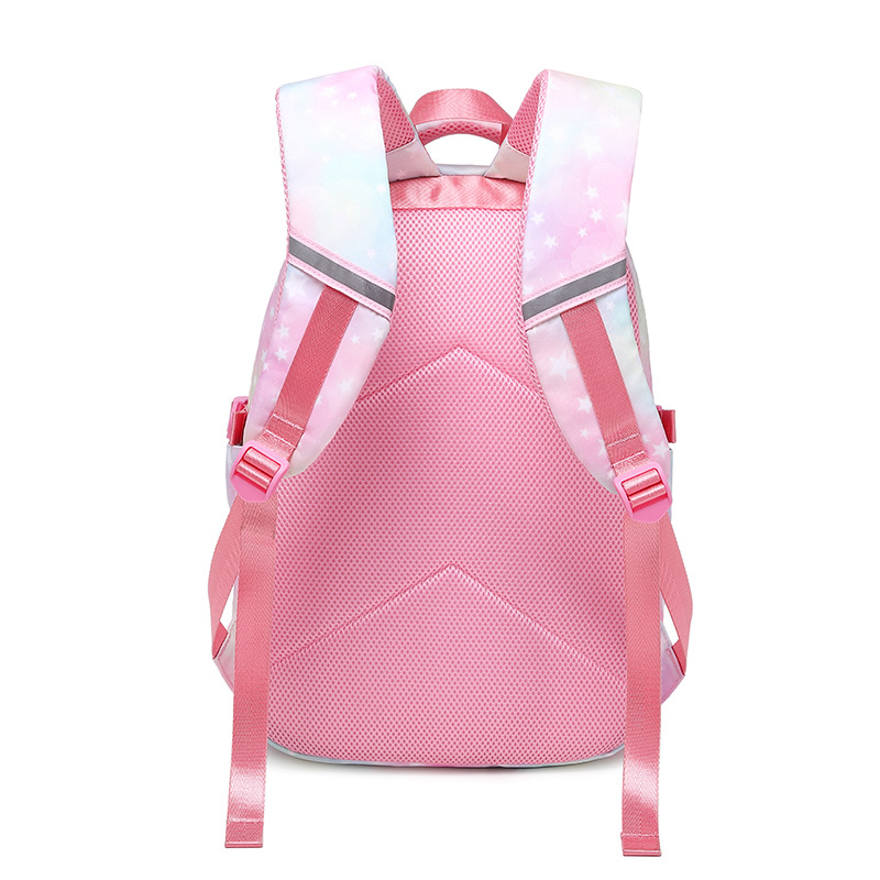 New School Backpacks Girls Star Children Backpack with Lunch Bag and Pencil Case Kids 3 in 1 Bookbags School Bag Set