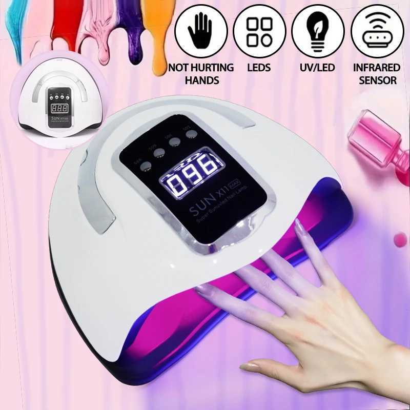SUN X11 MAX Professlonal Nall Drylng Lamp for Manlcure 280W Gel Pollsh Machlne wlth Auto Sensor UV LEDCL240731