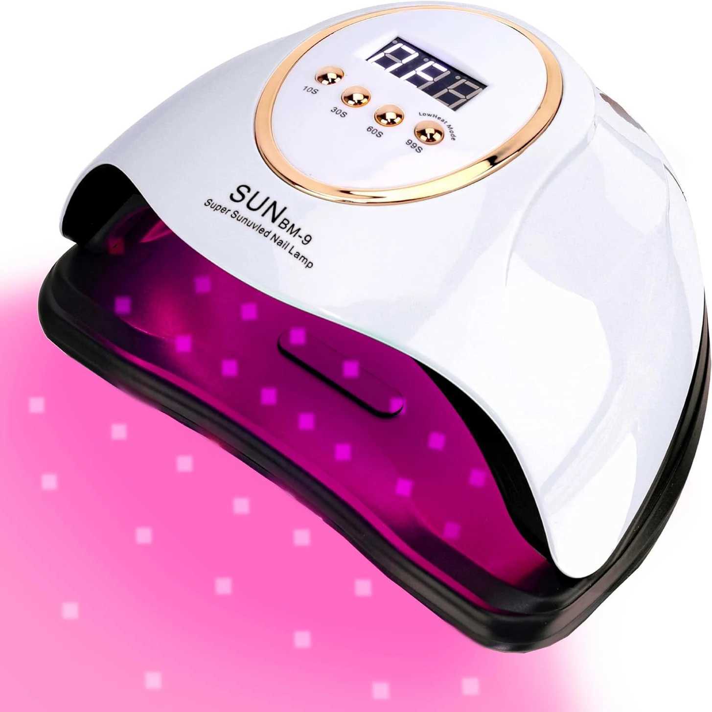 Max UV 66 LEDs Lamp For Nail Dryer Manicure Nail Drying Lamp 66LEDS UV Gel Varnish With LCD Display UV Lamp For Manicure SalonCL2400806