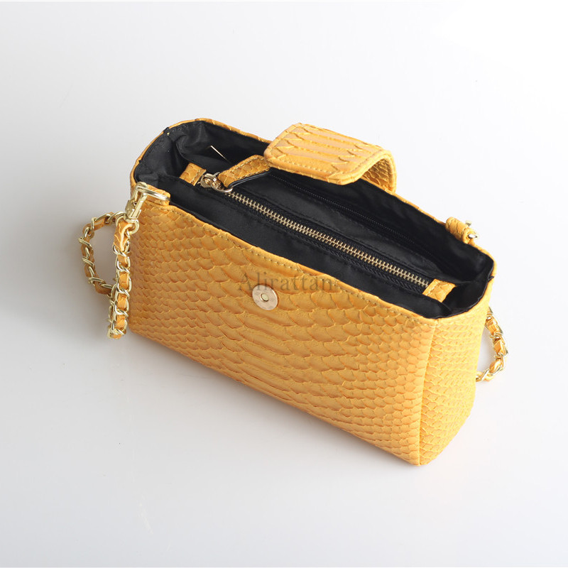Alirattan Snake Pattern Bags for Women Shoulder PU Tote Fashion Handbag Trendy Bag sac a main femme bolsa feminina