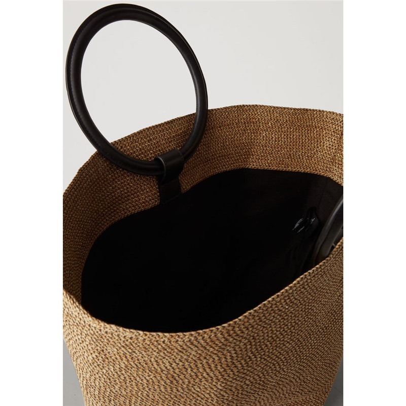Women Straw Bag Bohemia Beach Bags Handmade Wicker Summer Tote big Handbag Rattan Shoulder Messenger Bags