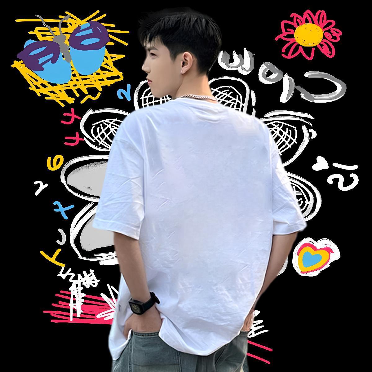 New Arrival Man T Shirts 100% Cotton 230g elephant Street wear Hip Hop Tees Breathable Cool Design Mens Tshirts Cartoon Print