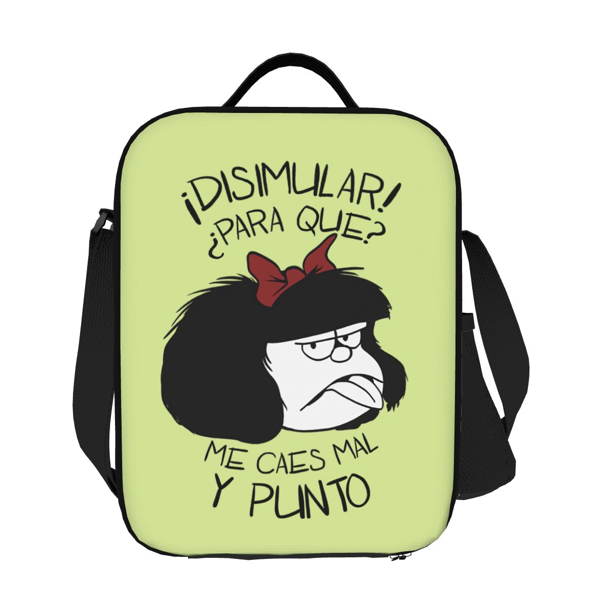 Cartoon Manga Mafalda Portable Lunch Box Women Multifunction Quino Comic Thermal Cooler Food Insulated Lunch Bag Office Work