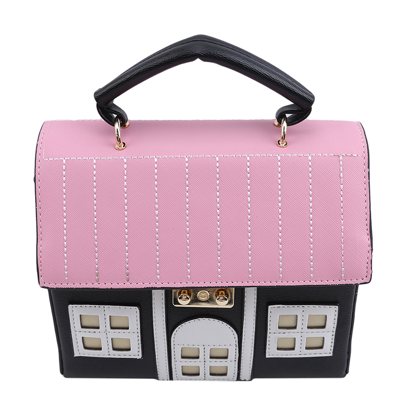 Women House Shape Handbags Fashion Square Messenger Bags Small Shoulder Bag For Ladies Elegant Crossbody Bag Lady Gift
