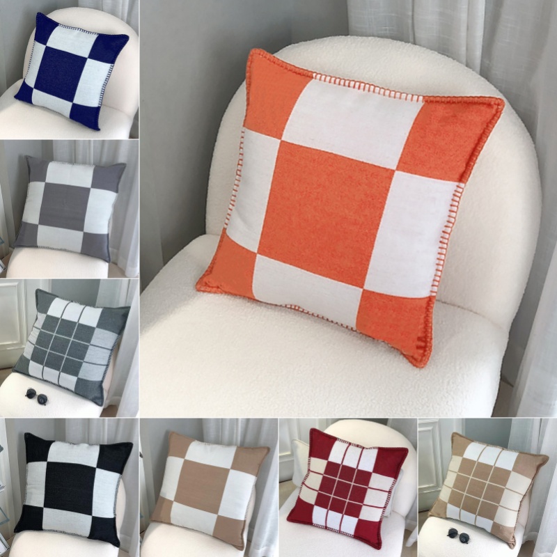 designer throw pillow bedding home room decor pillowcase couch chair sofa orange car thick cashmere cushion multisize men women casual cushion pillow
