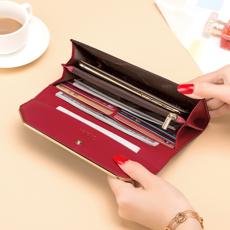 Animal Engrave Women Wallets Fashion Long Leather Top Quality Card Holder Classic Female Purse Zipper Brand Wallet For Women