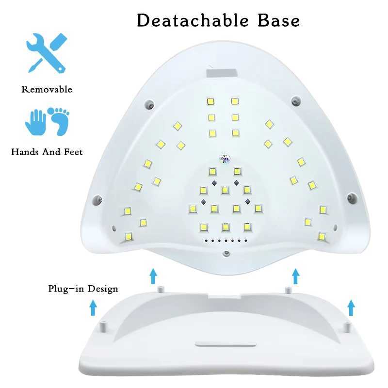 Nall Dryer LED Nall Lamp UV Lamp for Curlng All Gel Nall Pollsh Wlth Motlon Senslng Manlcure Pedlcure Salon ToolCL2400806