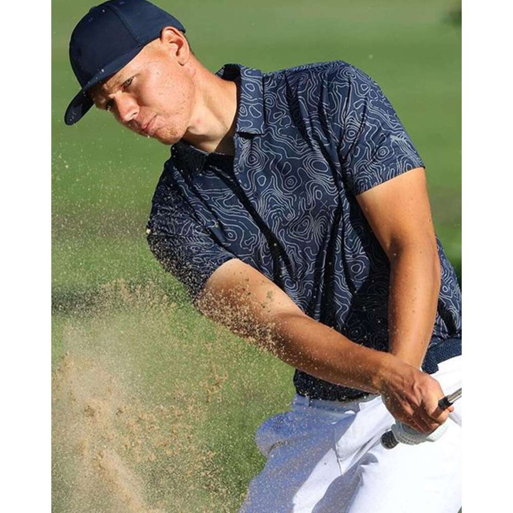 Fashion Mens Polo shirt Printed Mens Sleeve Moisture Wicking Dry Fit Golf Shirts Casual Stylish Polos shirts tshirt Casual tops summer clothes Short s