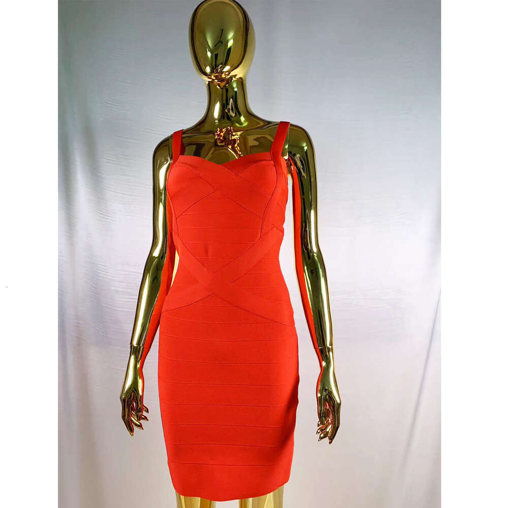 24 Summer New Style Strap Waist Tight Elastic Bandage Dress Strap Skirt Fashion Short Skirt Womens Wear