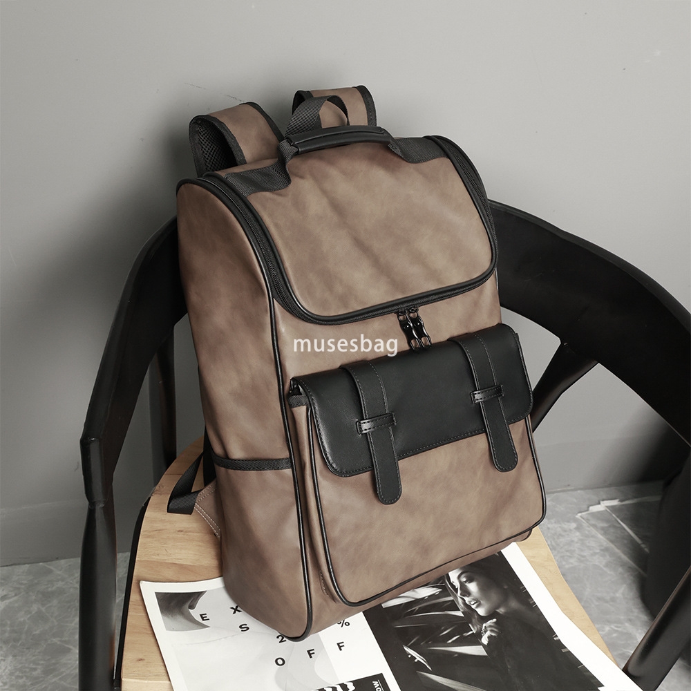 New retro backpack Korean version men's bag casual backpack fashionable backpack student backpack factory wholesale