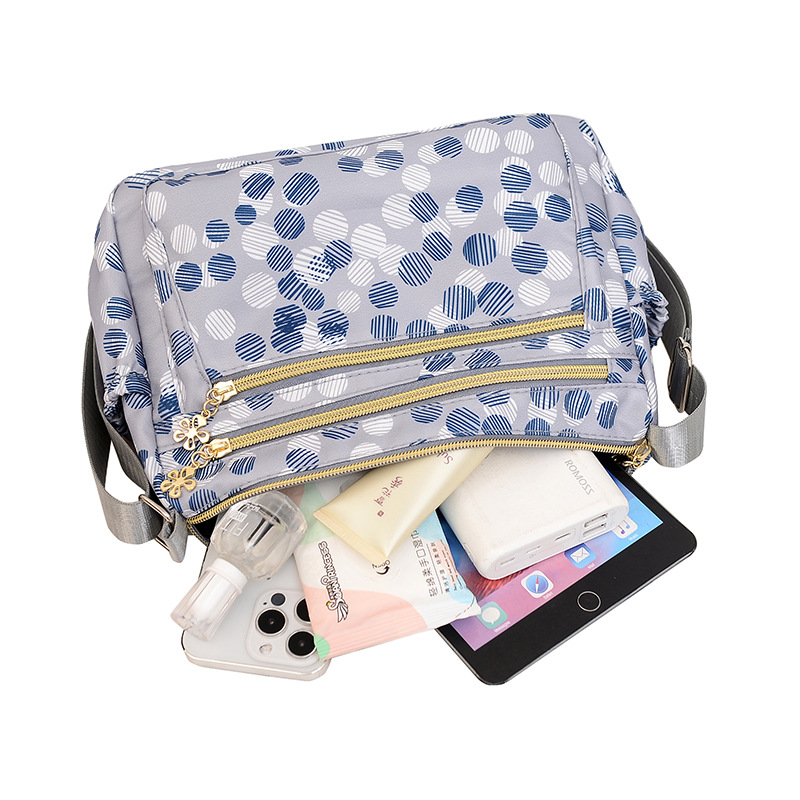Women's Bag New Large Capacity Middle and Old Age Crossbody Bag Fashion Shoulder Handbag Multi Layer Waterproof Casual Mommy Bag