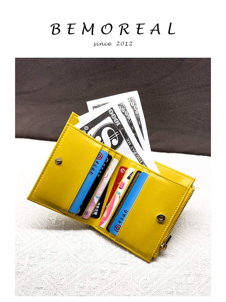 Women Genuine Leather Short Wallets 2023 Woven Sheepskin Small Purse Luxury Design Knitting Fashion Slim Money Bag For Ladies