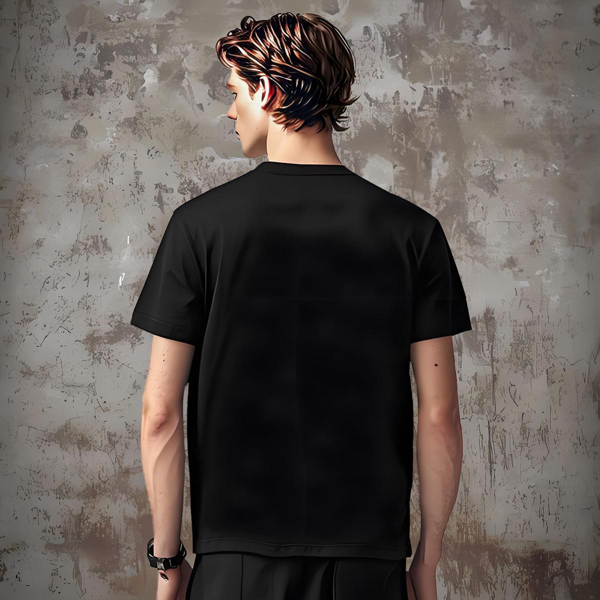 Free Shipping Tshirts halloween Sport 100% Cotton 230g Wear Breathable Short Sleeve Cool T Shirts Men Customized Print