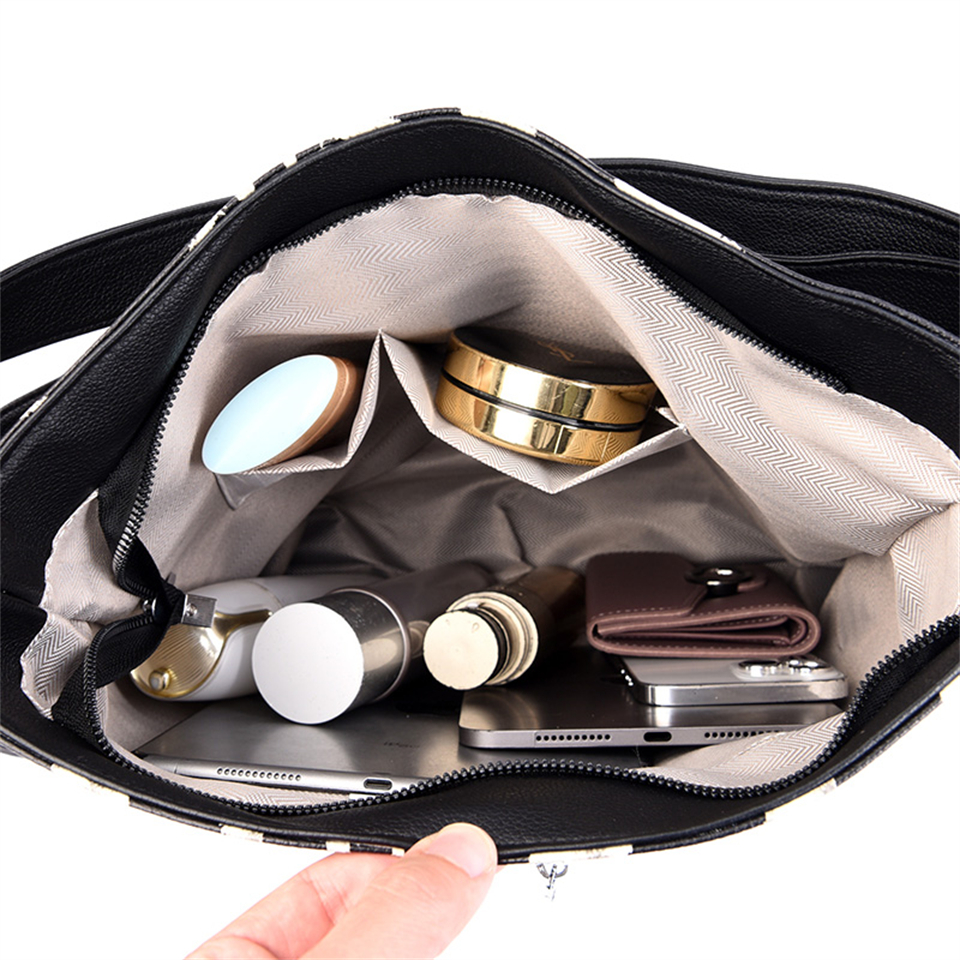 Fashion Zebra Luxury Handbags High Quality Soft Leather Shoulder Crossbody Bags for Women 2023 Multifunctional Messenger Bag Sac