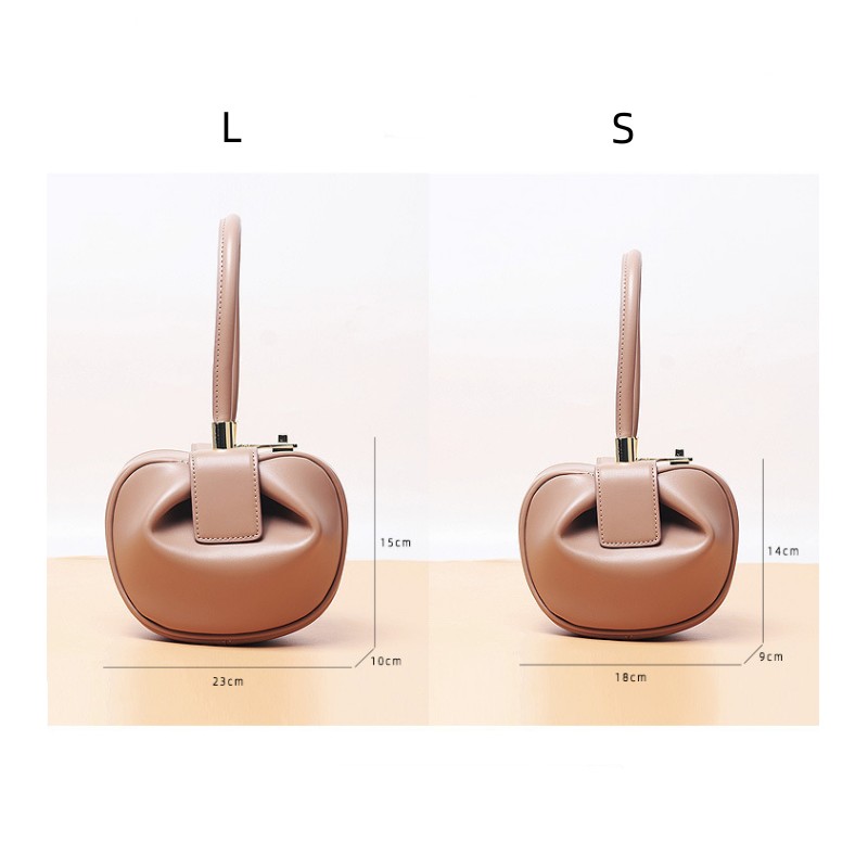 Spherical Soft Handbag Compact Stylish Tote Bag Trendy Design Durable Structure Ideal for Daily Use Evening Events or Special Occasions