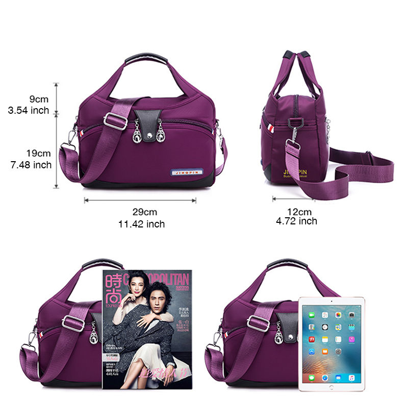 Nylon Women Crossbody Bags Tote Ladies Handbags Travel Female Shoulder Bag Designer High Quality Messenger Top-handle Bag