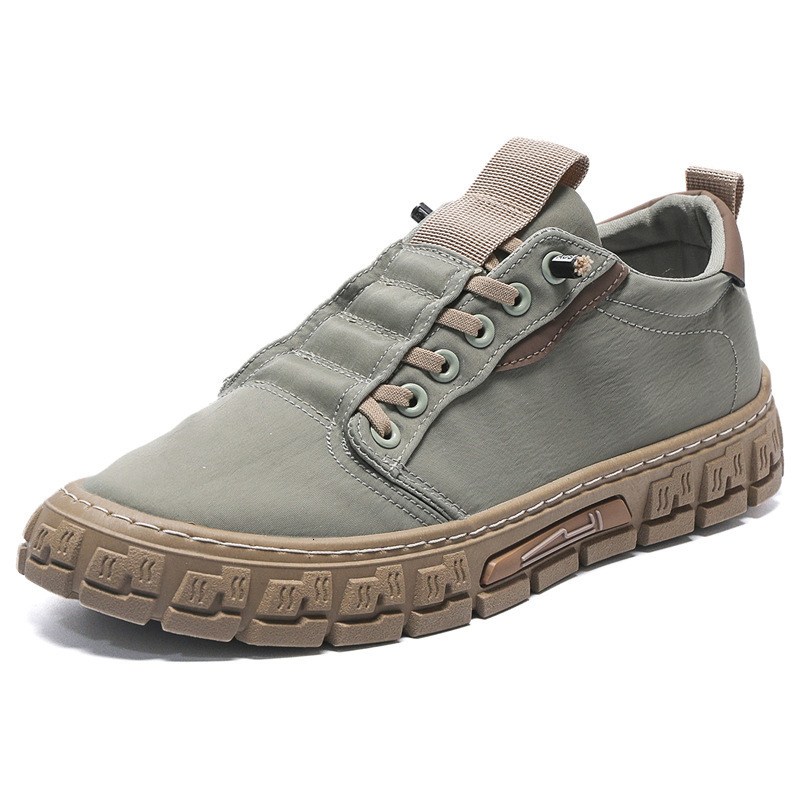 Ddmysports Ice Silk Lazy Man Kic In Spring And Summer Breathable Soft Sole Anti Slip Versatile Men S Board Casual Trendy Sports Shoes Outdoor OUTDOOR