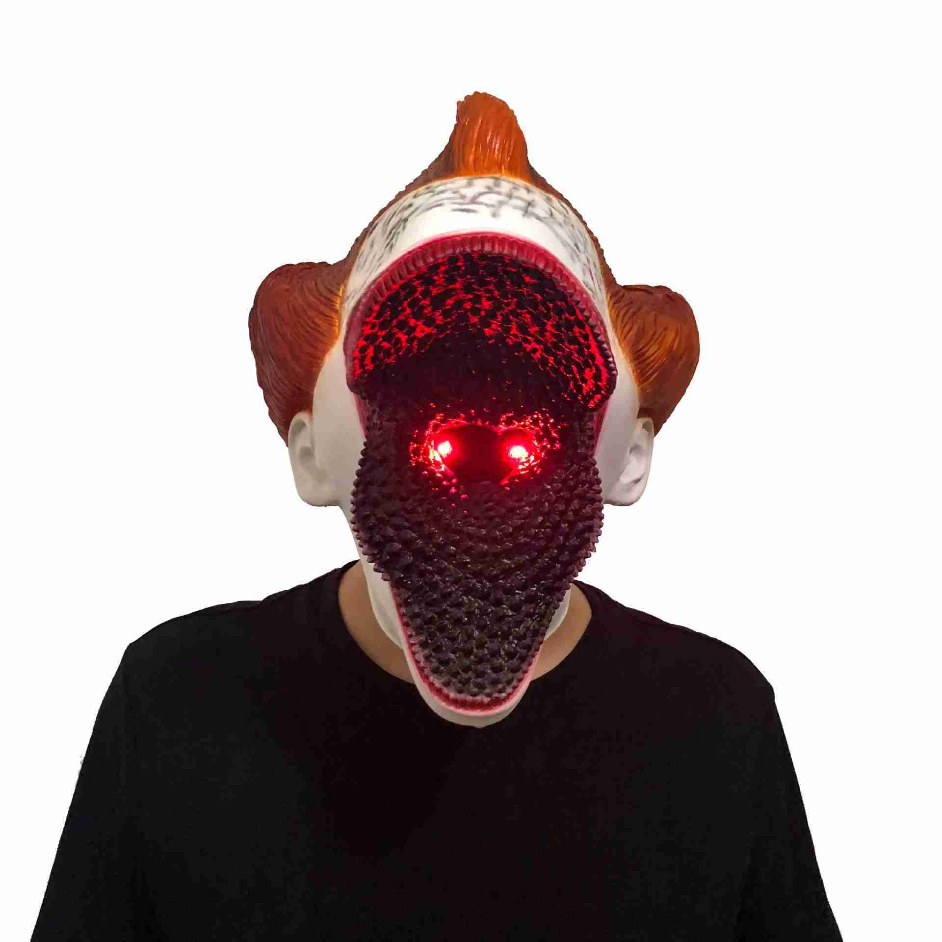 2022 horror clowns return to the soul 2 mask hood cosplay Halloween hood pennywise horror mask party suppliesXJ240802
