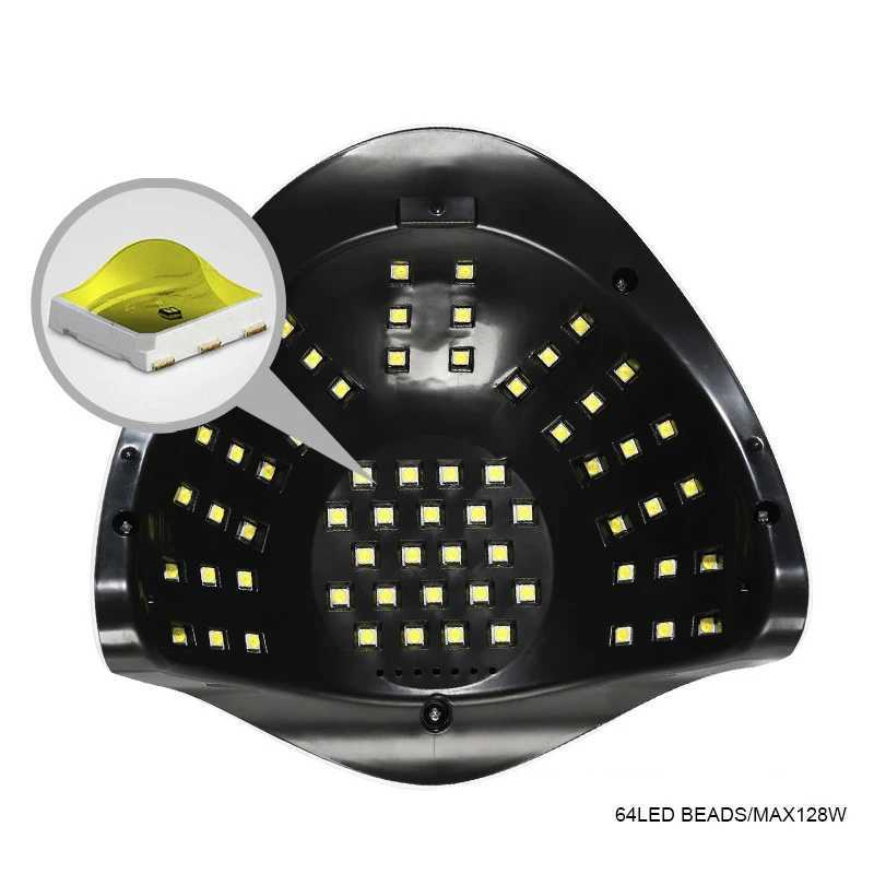 Nall Dryer 64 LED Nall Lamp for Curlng All UV Gel Pollsh Varnlsh wlth Motlon Senslng Manlcure Pedlcure Professlonal Salon ToolCL240731