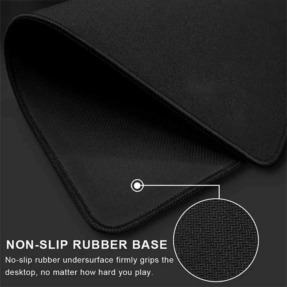 Japan Black Sea Wave Large Mouse Pad Extended Gaming Mouse Pad Desktop Pad With Stitched Non-Slip Rubber Base Keyboard Mat 80x30M240802