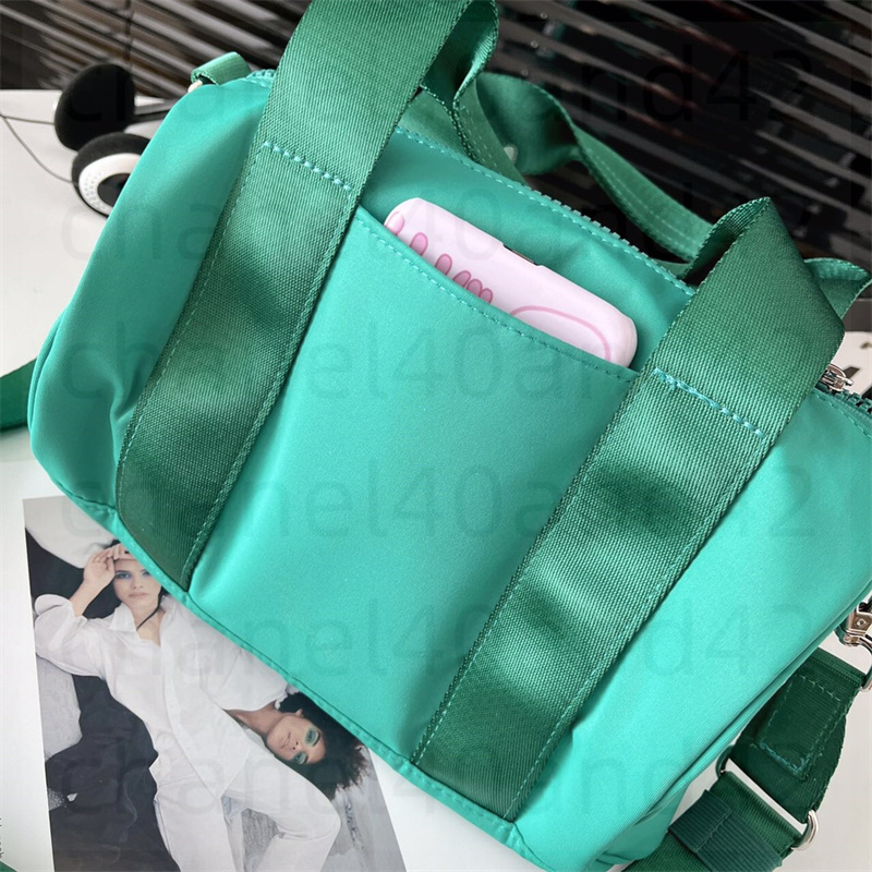 yoga bag woman Small handbag Knitted nylon shoulder bag Mini bucket Luggage bag