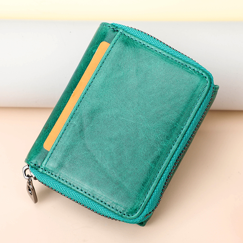 Contact's Genuine Leather Wallet Women Clutch Bag Luxury Brand Female Coin Purse Small RFID Blocking Card Holder Wallets Mini