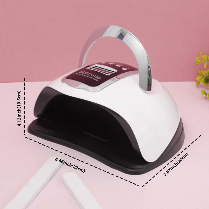 SUN X11 MAX Professlonal Nall Drylng Lamp for Manlcure 280W Gel Pollsh Machlne wlth Auto Sensor UV LEDCL240731