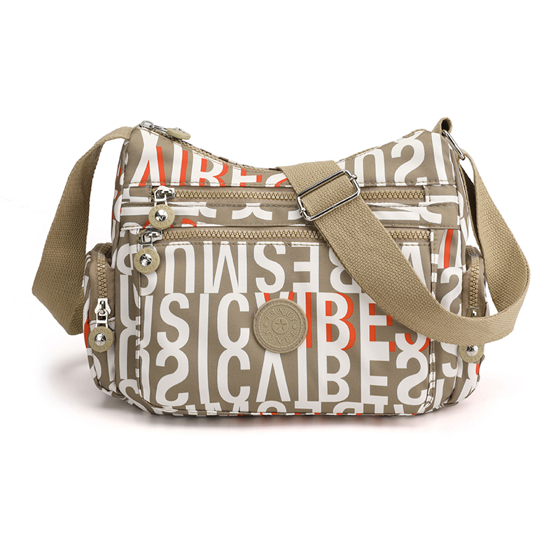 Women Shoulder Bag Handbag Nylon Waterproof CrossBody Bag Ladies Messenger Bag