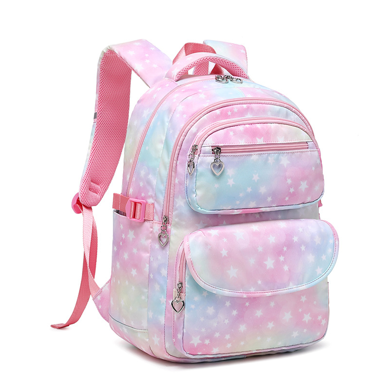 New School Backpacks Girls Star Children Backpack with Lunch Bag and Pencil Case Kids 3 in 1 Bookbags School Bag Set
