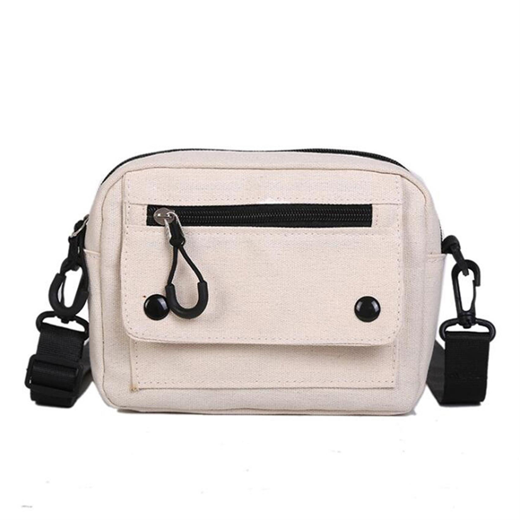 Women Canvas Messenger Bag Youth Ladies Fashion Shoulder Bag Student Large Capacity Female Crossbody Bags Woman Bag Fashion