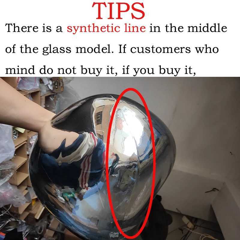 Modern Glass Pendant Light Nordic LED Lava lustre Dining Room Living Room Cabinets Home Decor Hanging Lamps Ceiling ChandelierM240731
