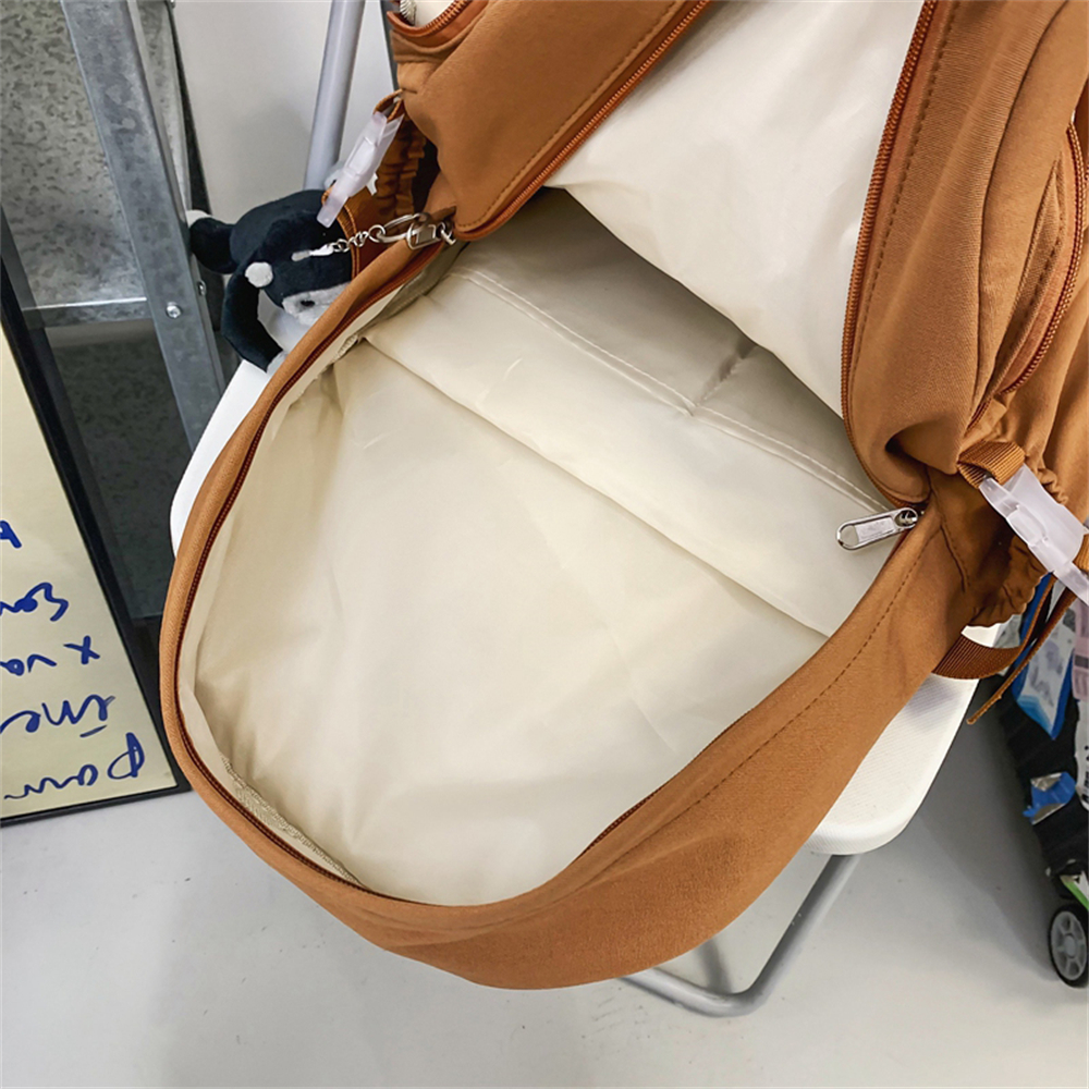 Trendy Lady Nylon Green Waterproof School Backpack Fashion Women Cute Girl Laptop Book Bag Female Travel College Backpack Bolsos