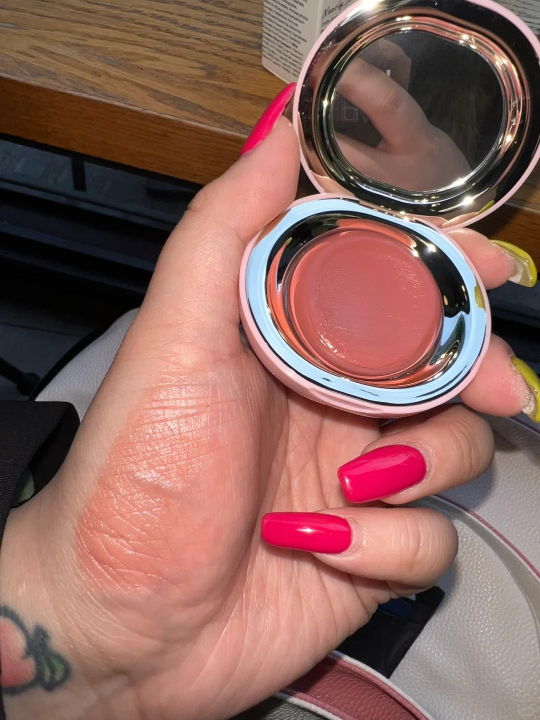Makeup 5G Rare Beauty Stay Vulnerable Melting Face Cheek Cosmetics Long Lasting Blush Cream 5Colors Nearly Rose Neutral Apricot Mauve Berry