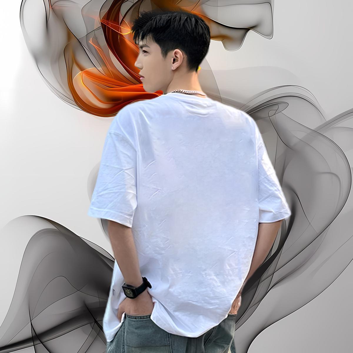 New Arrival Tshirt for Man Woman letter Hip Hop 230g 100% Cotton Tshirts Round Neck Short Sleeve Popular Mens T Shirts Custom Printing