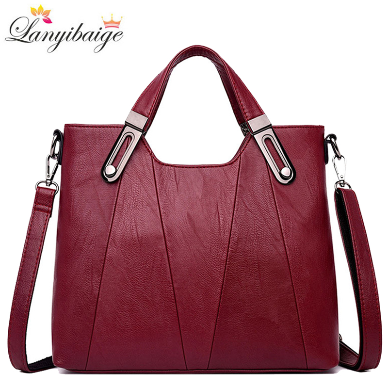 Brand Luxury Handbags Women Bags Designer PU Leather Handbag Leisure Crossbody Bags for Women 2021 New Lady Shoulder Bag Tote