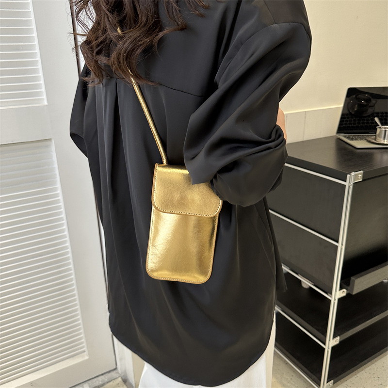 Casual Women Bags Pu Wallets Solid Color Cell Phone Purse Lady Crossbody Shoulder Bag Handbag Female Money Bags Messenger Bag
