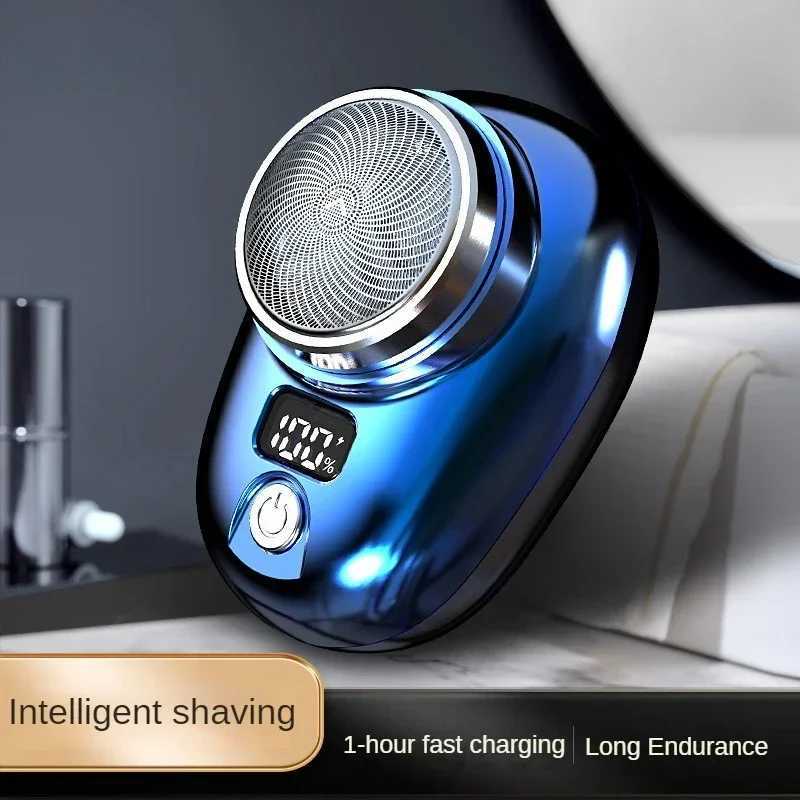 Mini electric travel shaver mens portable pocket shaver beard trimming shaver rechargeable cordless shaver facial shaver W2408025465