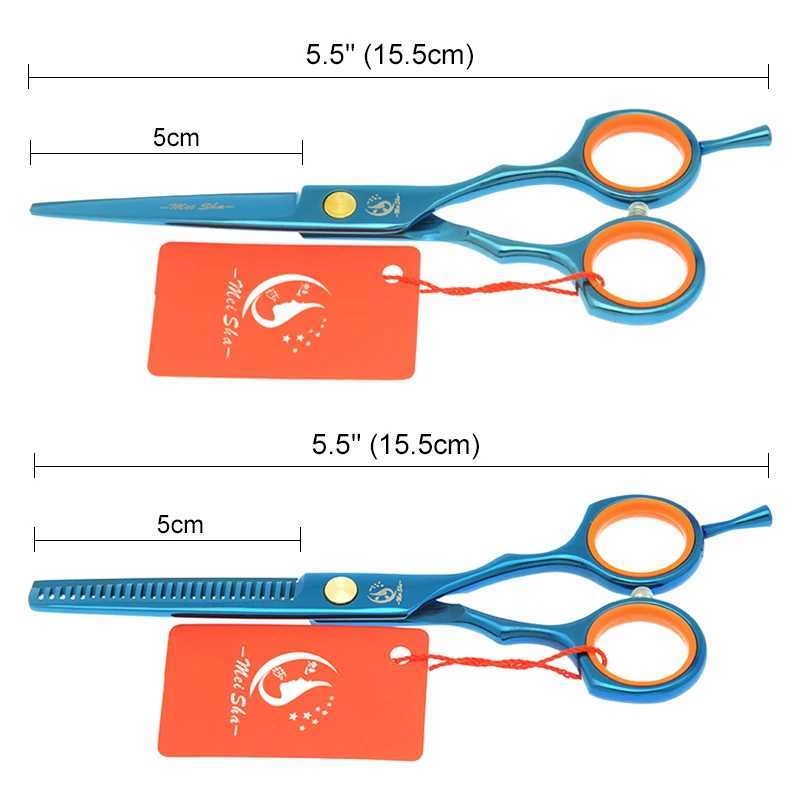 New Arrival Meisha 5.5 inch Professional Hair Cutting Thinning Styling Tool Japan 440c Hairdressing Scissors Set Hair Salon Shears A0027A Z241213