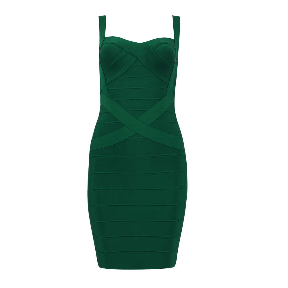 24 Summer New Style Strap Waist Tight Elastic Bandage Dress Strap Skirt Fashion Short Skirt Womens Wear