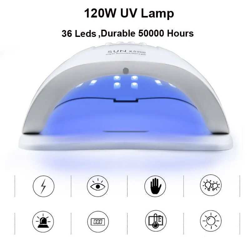 Sun X5 Plus UV LED Lamp For Nall Manlcure 36 LEDS Professlonal Gel Pollsh Drylng Lamps Wlth Tlmer Auto Sensor Equlpment ToolsCL2400806
