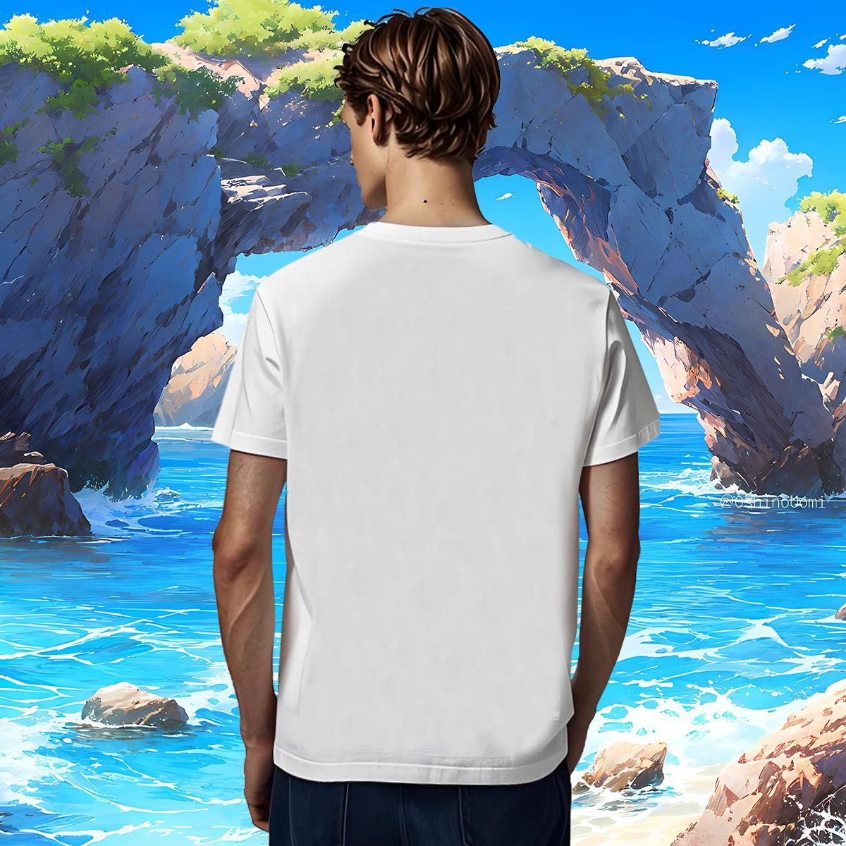 Mens T Shirts 100% Cotton 230g hand- Street Casual Short Sleeve Soft Cartoon Printing L-4XL Men Tees Free Shipping Comfortable Top Tees