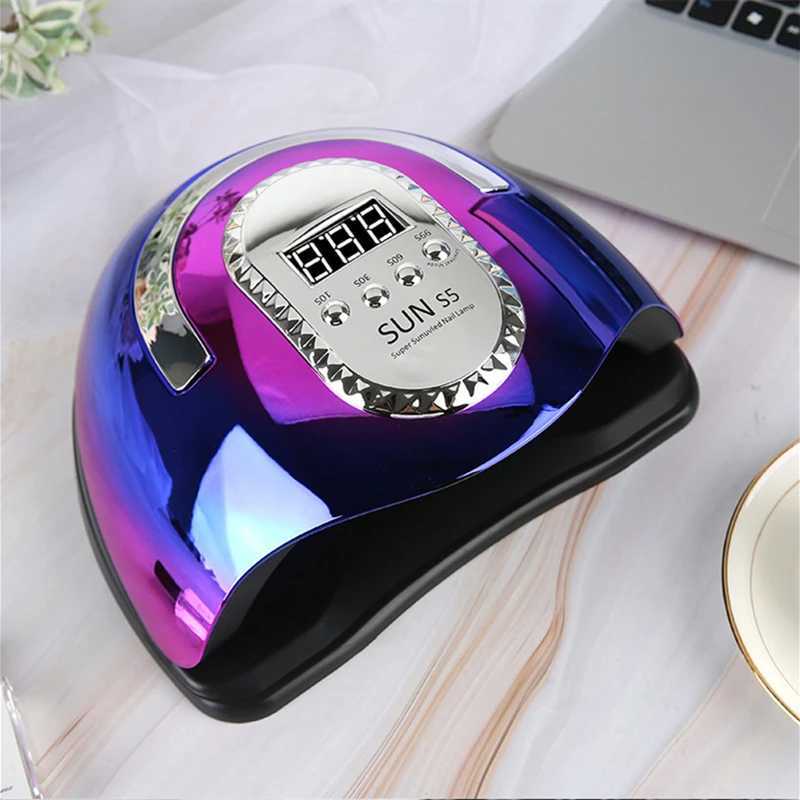 MAX UV LED Nail Lamp for Manicure Gel Polish Drying Machine with Large LCD Touch 66LEDS Smart Nail Dryer Sun S5CL2400806
