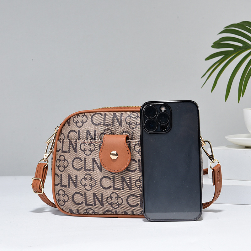 3 Zipper PU Crossbody Bag for Women Luxury Designer Shoulder Crossbody Bag Smooth Zipper 2023 Summer New Fashion Female Bags